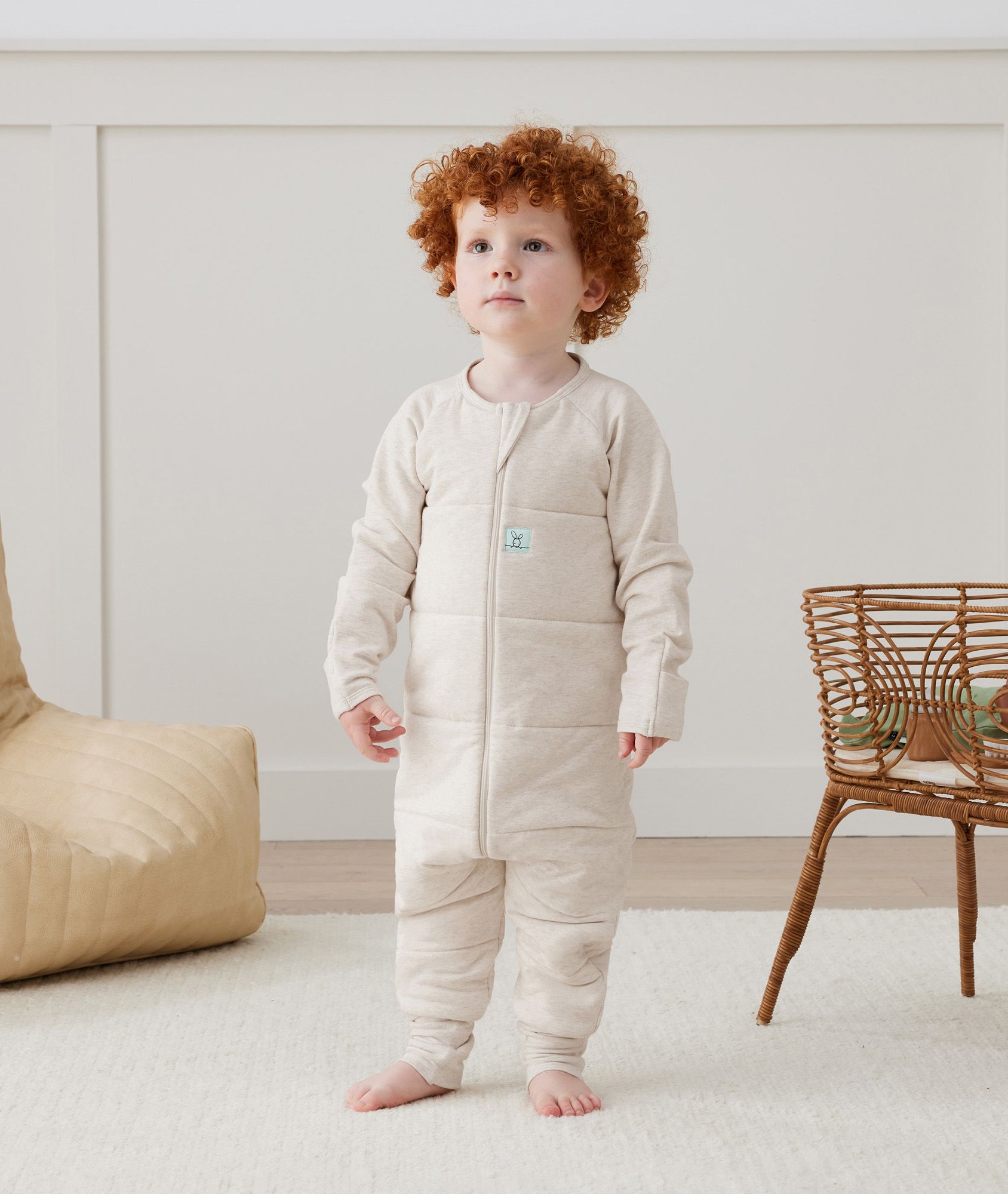 Sleep Onesie 3.5 TOG Oatmeal Marle for Winter